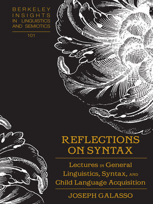 cover image of Reflections on Syntax